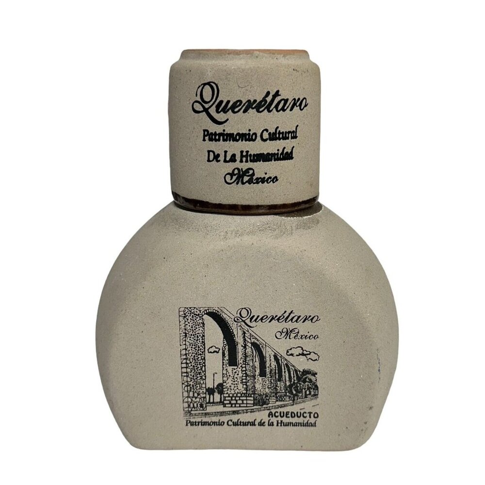Queretaro Mexico Stoneware Tumble Up World Cultural Heritage Beside Carafe